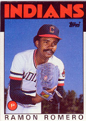 1986 Topps Baseball Cards      208     Ramon Romero